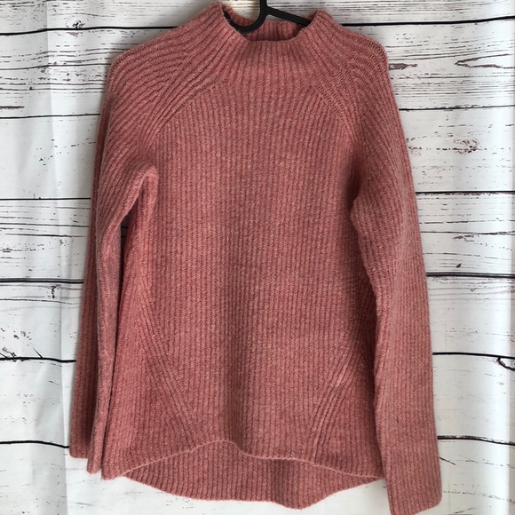 Madewell Sweaters - Madewell pink mock neck pink mauve sweater